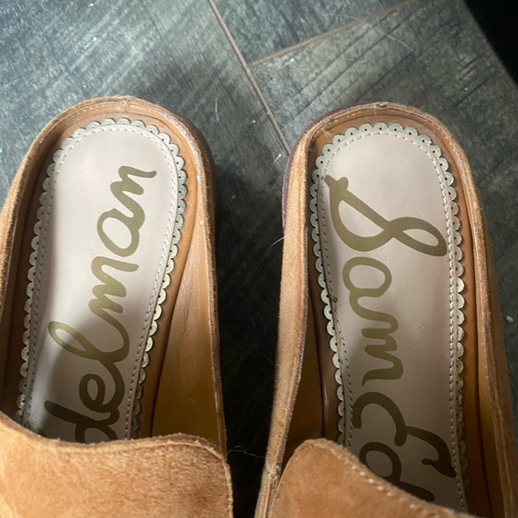 Tan Suede Mules - Picture 3 of 4